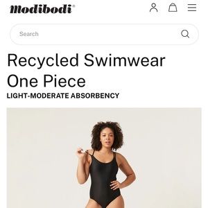 Modi Bodi one piece period swimsuit